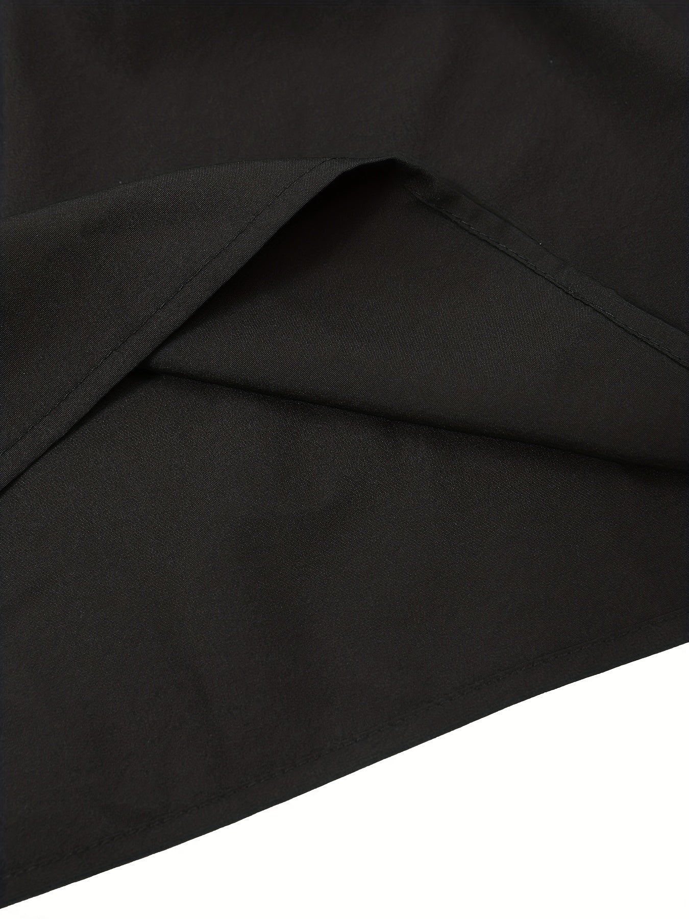 Women's Plus Solid Elastic High Rise Wide Leg Trousers
