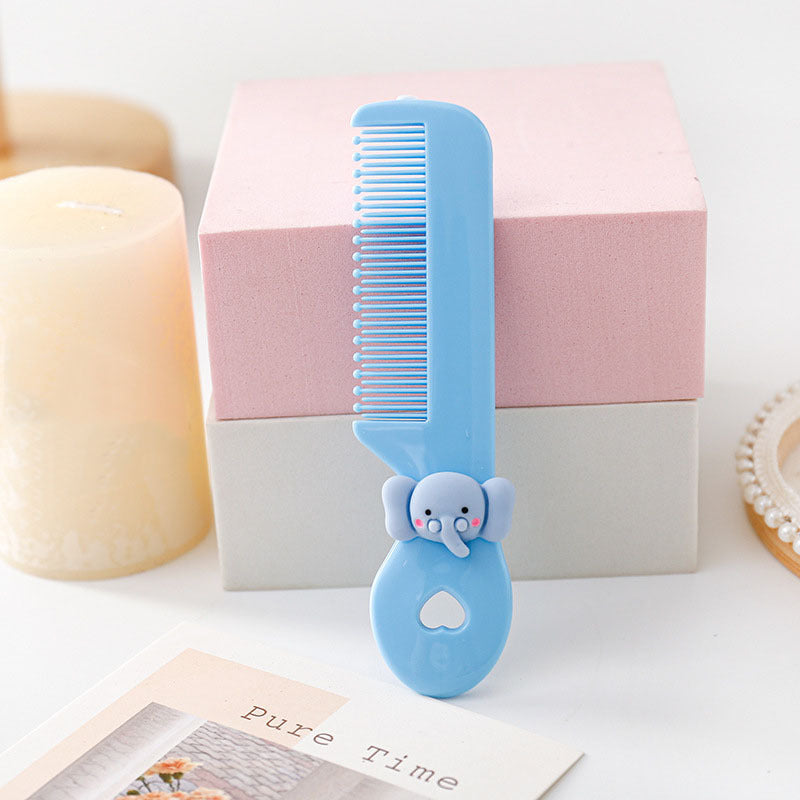 Mini Cartoon Plastic Hair Brush Portable Small Hair Comb in Candy Colors