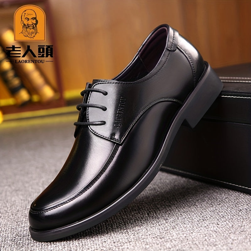 LAORENTOU Men's Leather Dress Shoes Lightweight Formal Business Party