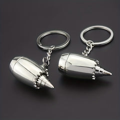 Airplane Engine Keychain Pendant for Men Boyfriend