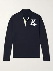 Men's Knit Polo Shirt Casual Pullover Sweater V Neck For Winter