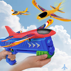 Foam Airplane Launcher for Indoor & Outdoor Flying Games