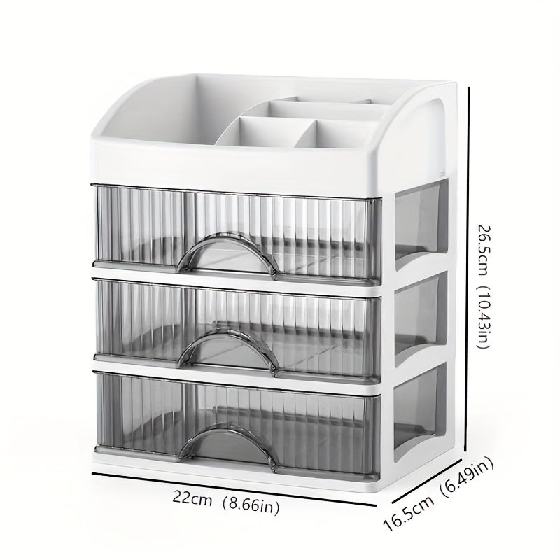 Clear Makeup Organizer Big & Spacious Cosmetic Display Case