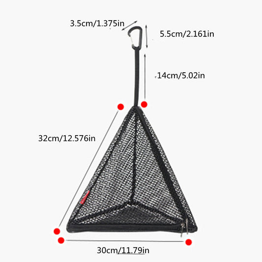Foldable Triangle Storage Net for Air Drying Clothes
