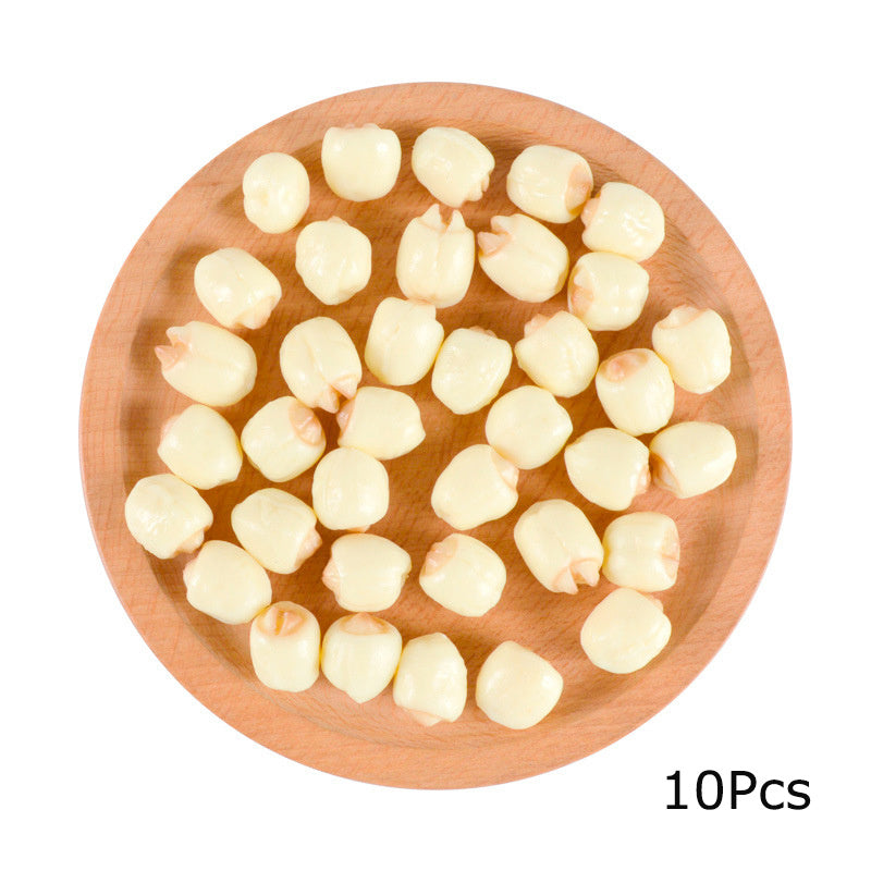 10pcs Realistic Lotus Seed Models Mixed Colors for Window Displays