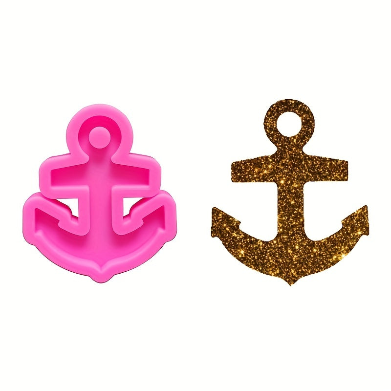 Anchor Silicone Mold Keychain Car Bag Pendant Epoxy Resin DIY Jewelry