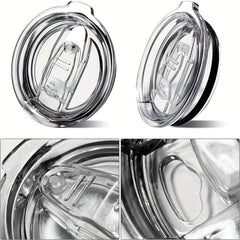 Tumbler Replacement Lids for 20oz 30oz Cups, Spill Proof & Leakproof Cup Covers