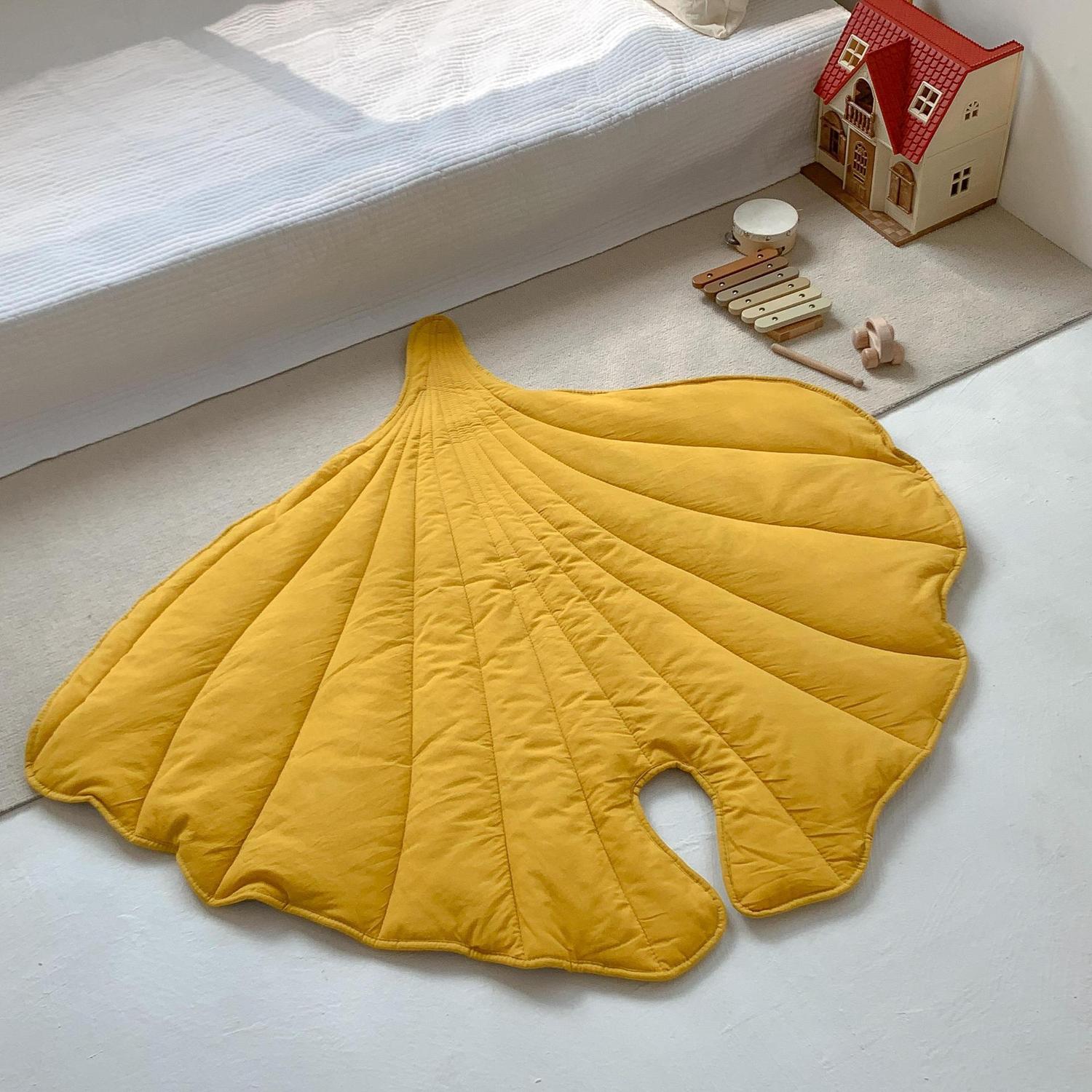 Nordic Leaf Cushion Indoor Decorative Baby Climb Mat