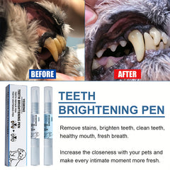 2pcs Dog Teeth Cleaning Pens Pet Teeth Tartar & Calculus Remover