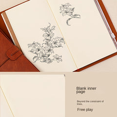 Vintage Business Strap Notebook Carry On Budget Book 144 Pages