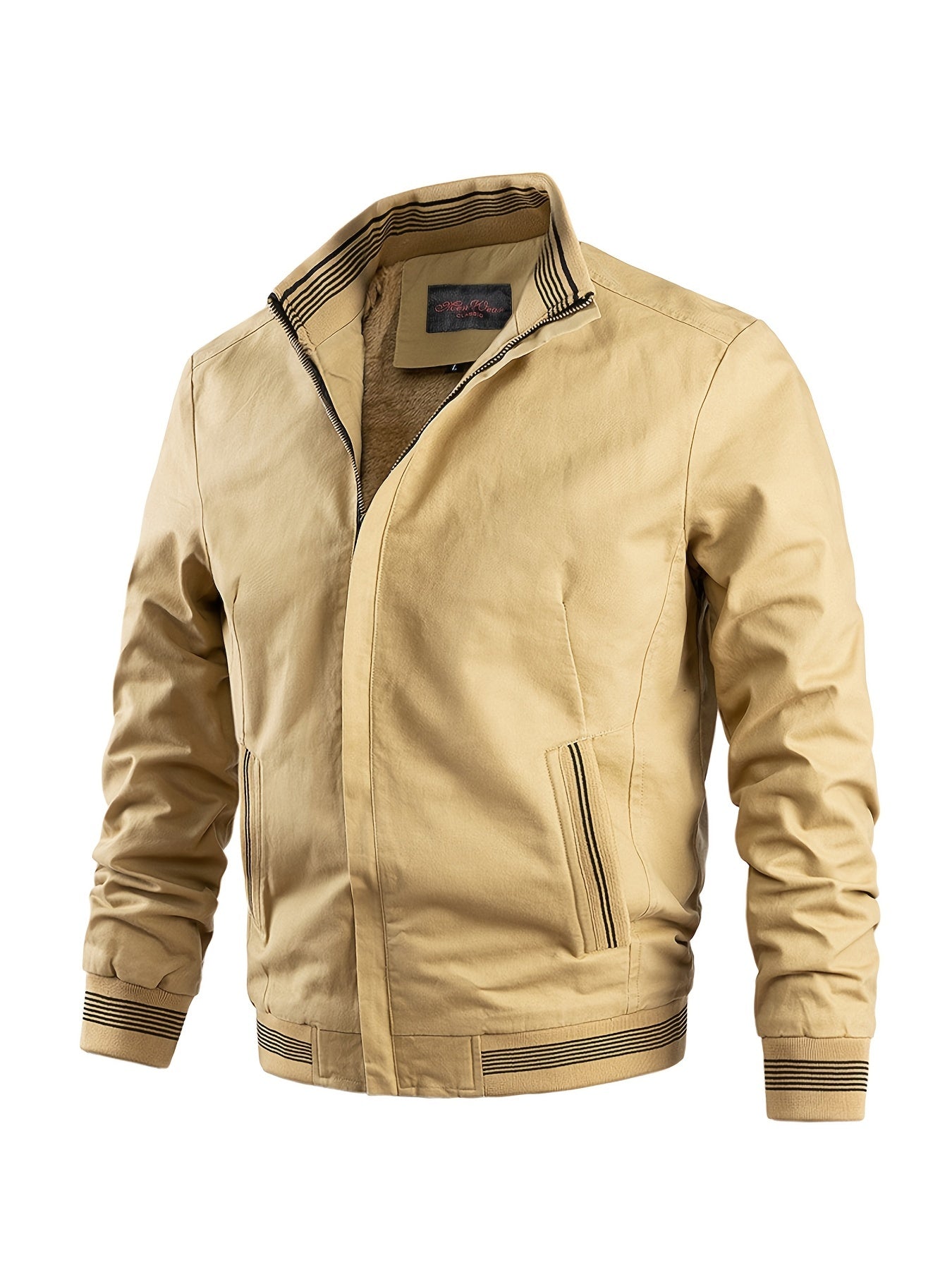 Men's Cotton Full Zip Fleece Jacket