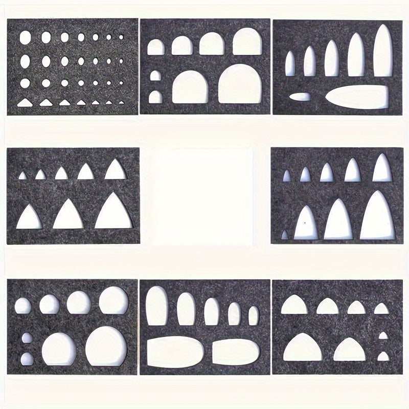 8pcs Wool Felt Mold Template Kits for Plush Toy Making Supplies