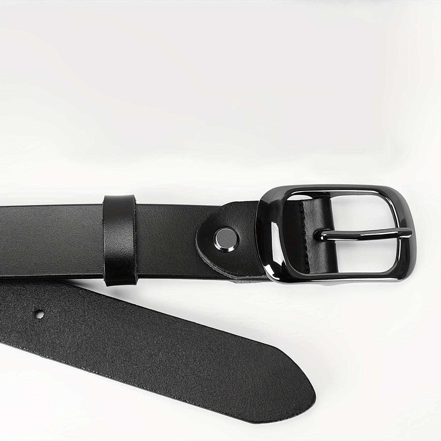 Versatile Leather Men's Belt Plus Size Cowhide Pin Buckle Casual Pants Belt