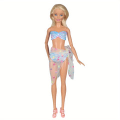 Beach Bikini Set for Dolls - Perfect Gift for Girls