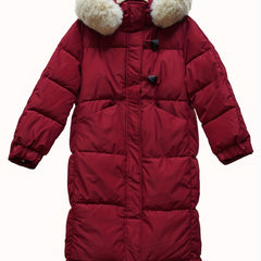 Over the Knee Puffer Jacket for Winter