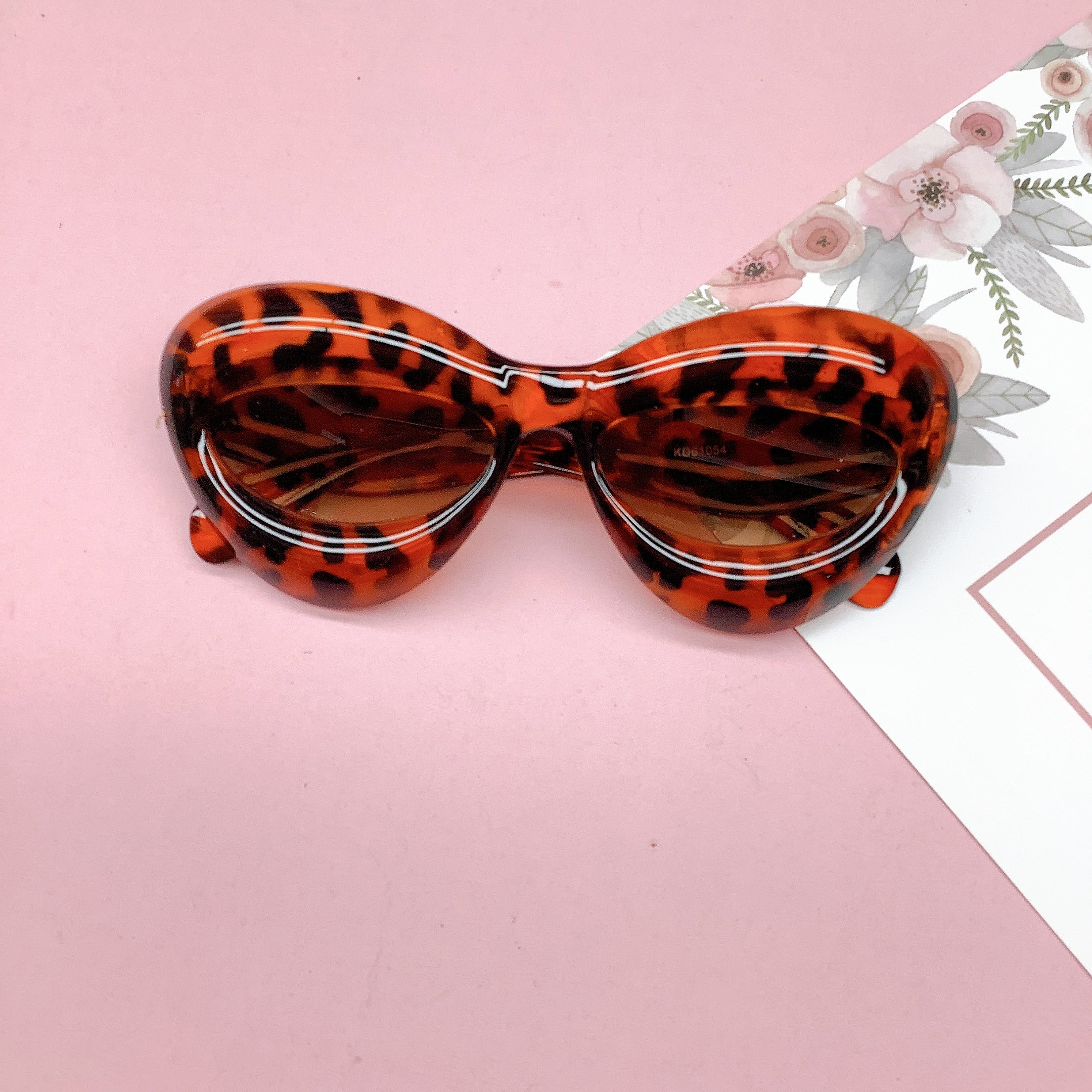 Y2K Thick Frame Sunglasses UV400 Sun Protection