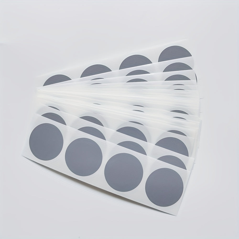 100pcs 1 Inch Round Colors Scratch Off Stickers - Golden, Silver, Gray, Red