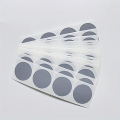 100pcs 1 Inch Round Colors Scratch Off Stickers - Golden, Silver, Gray, Red