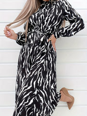  Casual Dress Women's Plus Print Button Up Shirt Dress