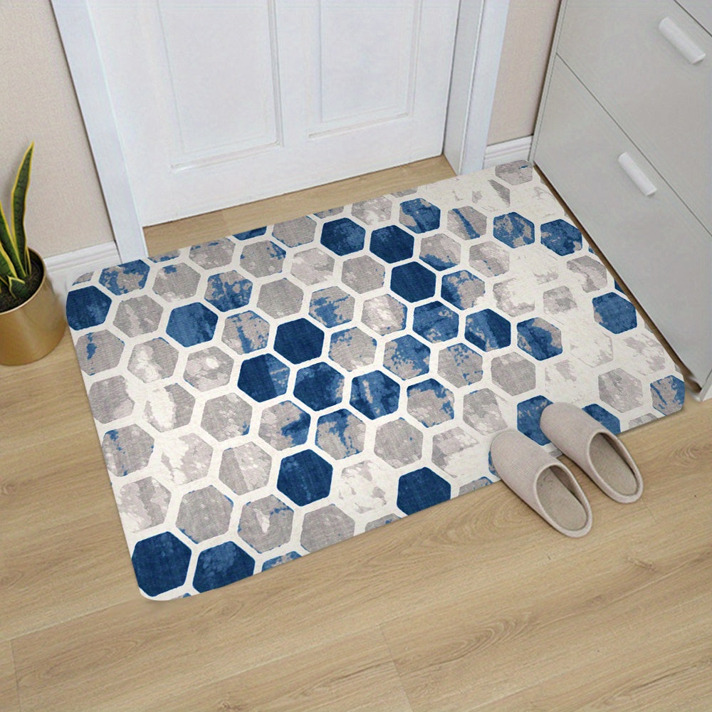 Geometric Floor Mats Living Room Bedroom Bathroom Non Slip Mats