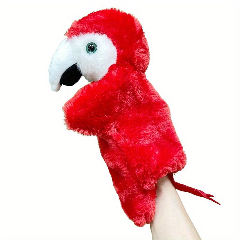 Interactive Hand Puppet Bird Plush Toy for Games, Stage Performances