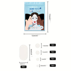 EELHOE Invisible Acne Patch 80 Stickers Waterproof Concealer