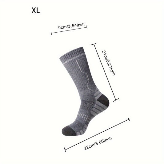 6 Pairs Men's Thickened Warm Sports Socks