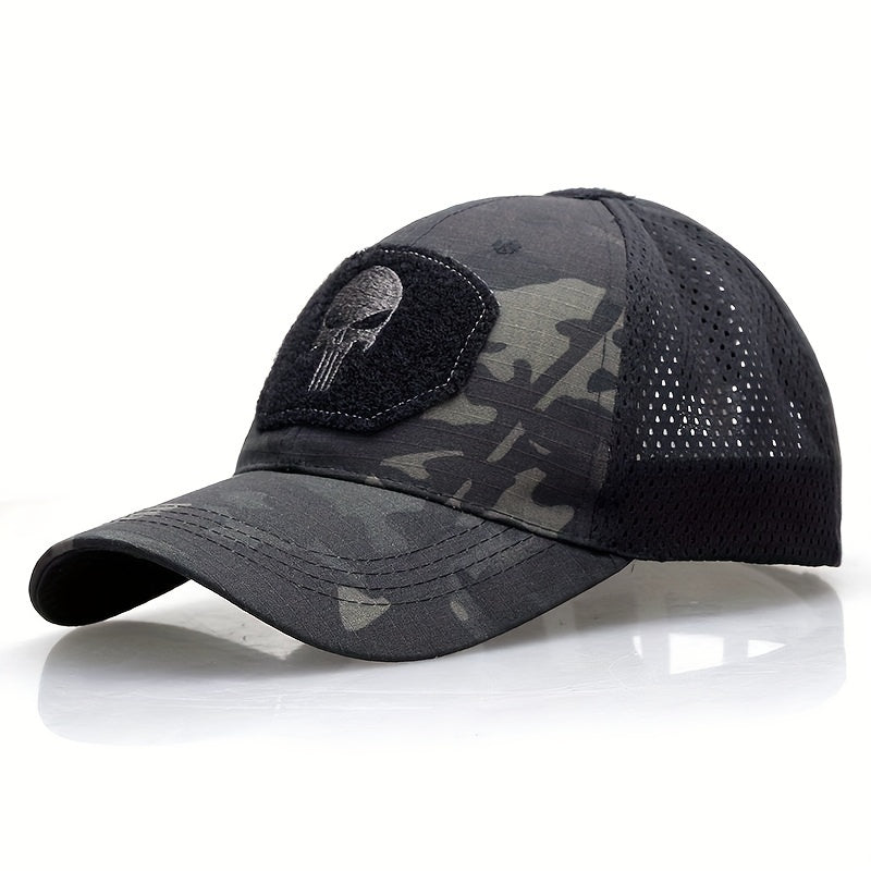 Tactical Duck Cap Military Fan Grid Baseball Cap Outdoor Sunshade Combat Cap