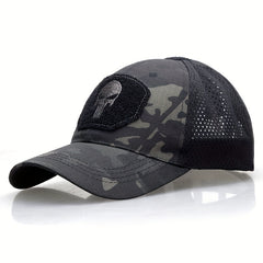Tactical Duck Cap Military Fan Grid Baseball Cap Outdoor Sunshade Combat Cap