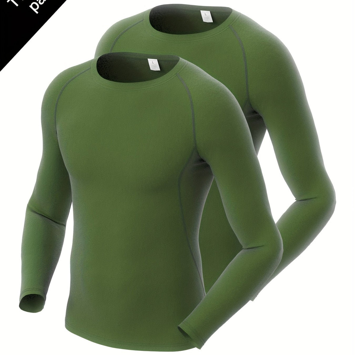 2 Pcs Men's Quick Drying Long Sleeve T-shirts