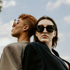 TIJN Oversized Square Polarized Sunglasses UV400 for Women