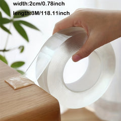 Nano Bubble Tape Double Sided Transparent Waterproof 5m