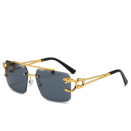 ENSARJOE Men's Square Rimless Glasses