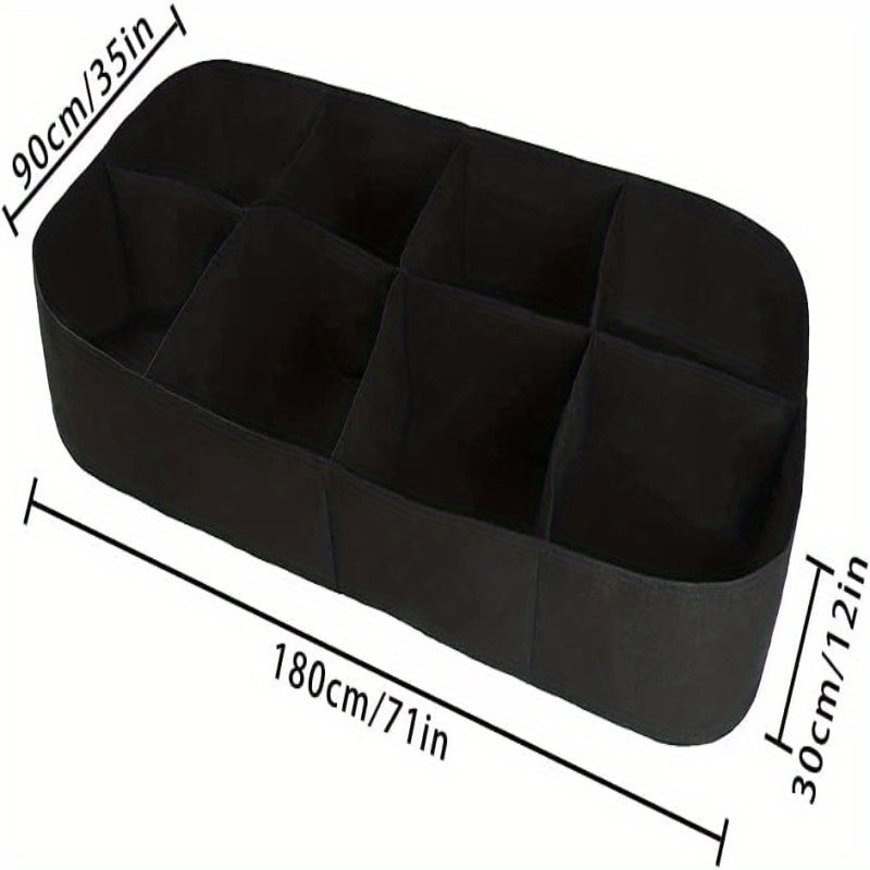 Fabric Raised Garden Bed with 8 Grow Bags - 128 Gallons