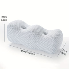 Memory Foam Leg Elevation Pillow Removable Cover Lumbar Support Maternity Aid