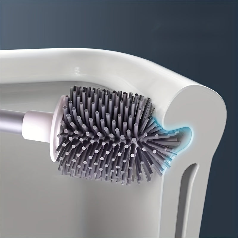 Toilet Brush With Holder No Dead Corner Bathroom Cleaning Brush