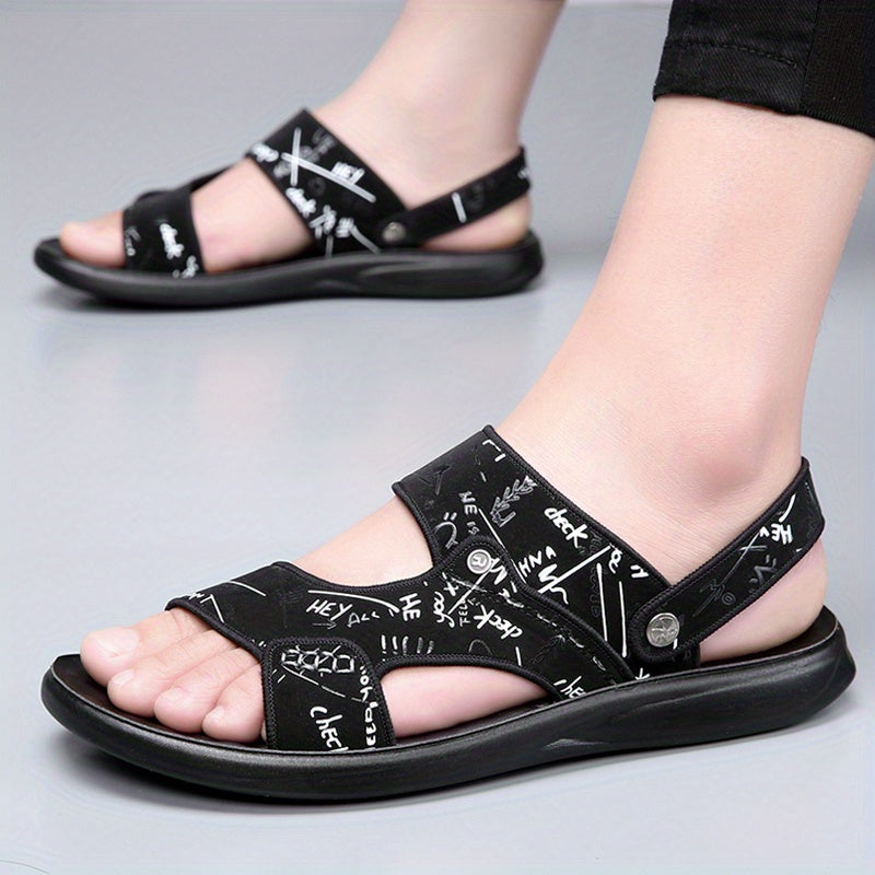 Men's Non Slip Sandals Quick Drying Comfy Slides Beach Shoes Summer