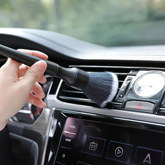 2pcs Car Interior Cleaning Tools Detail Brush Dashboard Air Vent Dust Removal