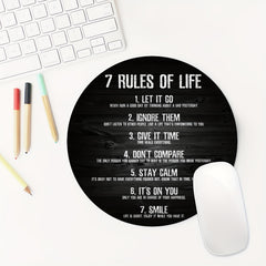 Custom Inspirational Quote About Life Mouse Pad