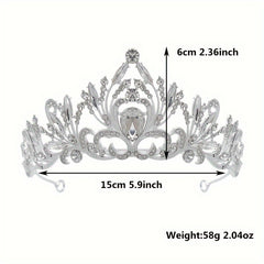 Crystal Tiaras and Crowns for Women Bridal Wedding Headpiece