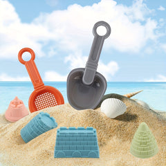 12Pcs Kids Beach Sand Toys Set Digger Toy Beach Molds Sandbox Toys