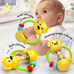 Puppy Themed Rattle Early Learning Toy for Youngsters