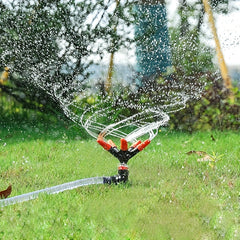 360 Degree Garden Sprinkler Automatic Rotating Sprinkler With Spike
