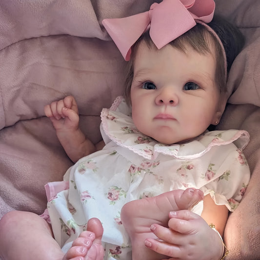 Adorable Reborn Dolls with Soft Touch and Rooted Hair - Family Gift