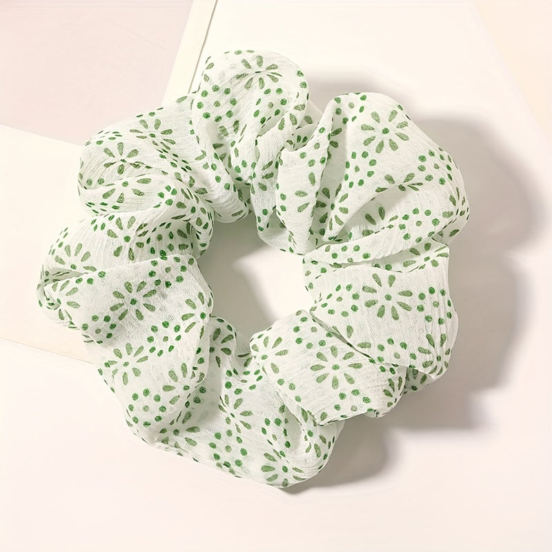 Girls Sweet Cherry Floral Hair Tie Hair Bands Ponytail Holders