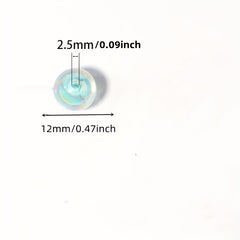 10pcs 12mm Acrylic Inner Round Beads DIY Jewelry Accessories