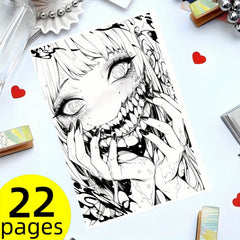 Terrifying Clowns Adult Coloring Book