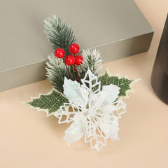 Christmas Pine Needle Red Fruit Christmas Flower Christmas Tree Pendant Props