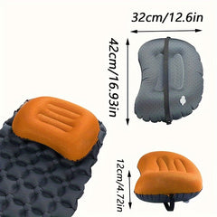Ultralight Inflatable Camping Pillow for Neck & Lumbar Support