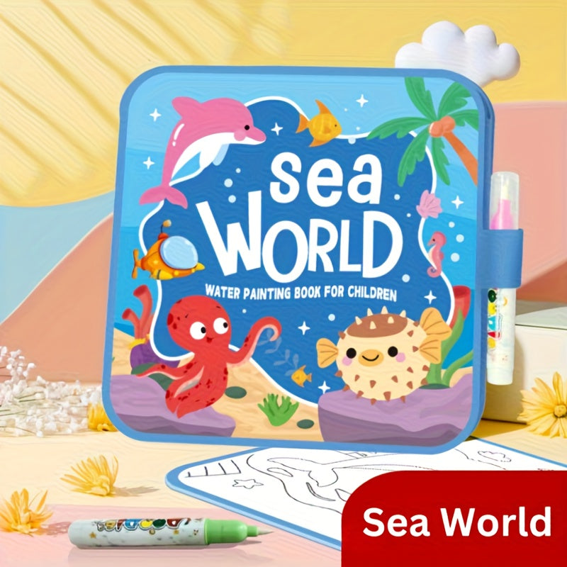 Magic Water Drawing Book for Kids Creative Doodle Paint Toy